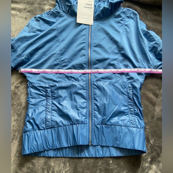 Lorna Jane Night Runner Blue Cosmic Dust Active Jacket - Picture 16 of 16
